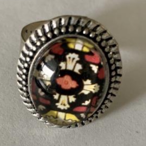 Jewelry Stained Glass Ring Poshmark
